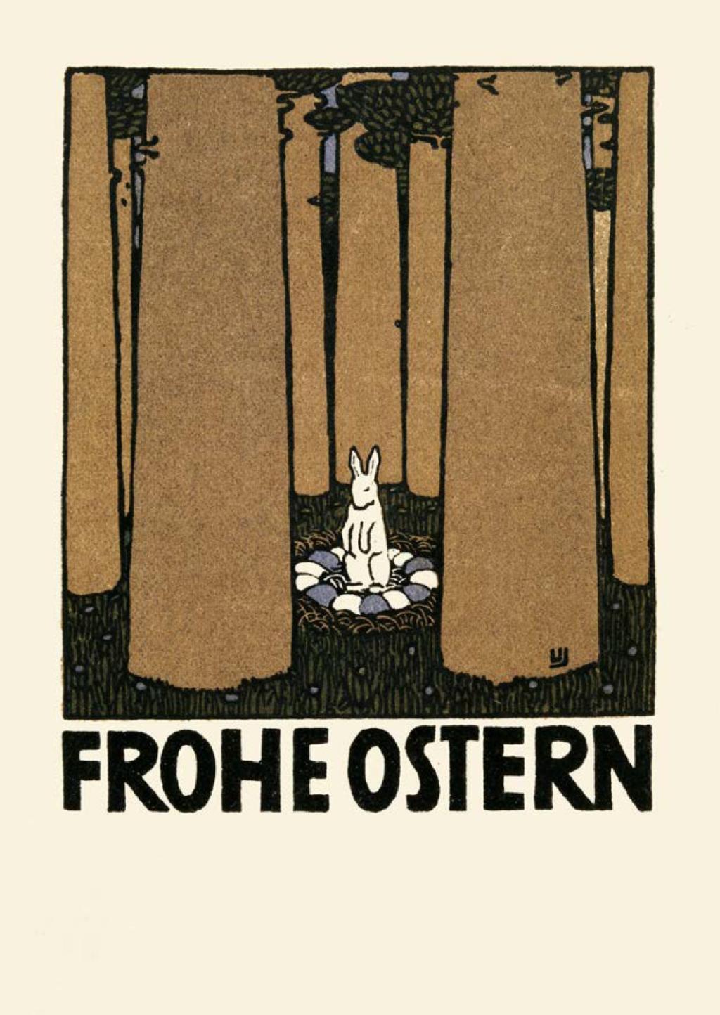 Bild: 9120044550369 | Frohe Ostern | 10 Kunstkarten der Wiener Werkstätte | Stück | Deutsch