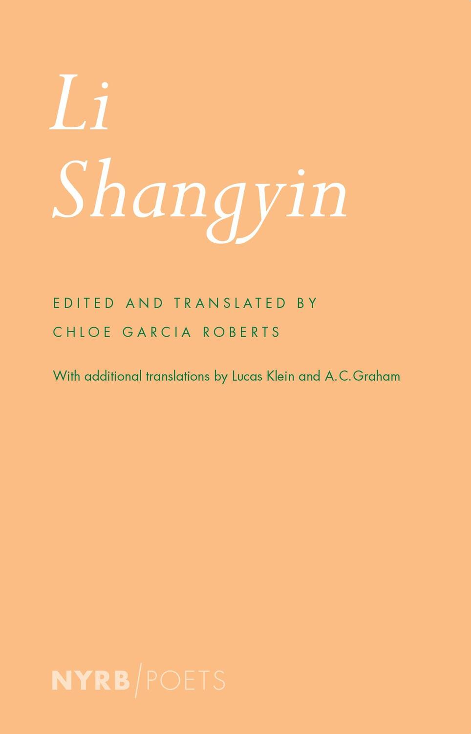 Cover: 9781681372242 | Li Shangyin | A.C. Graham (u. a.) | Taschenbuch | Englisch | 2018