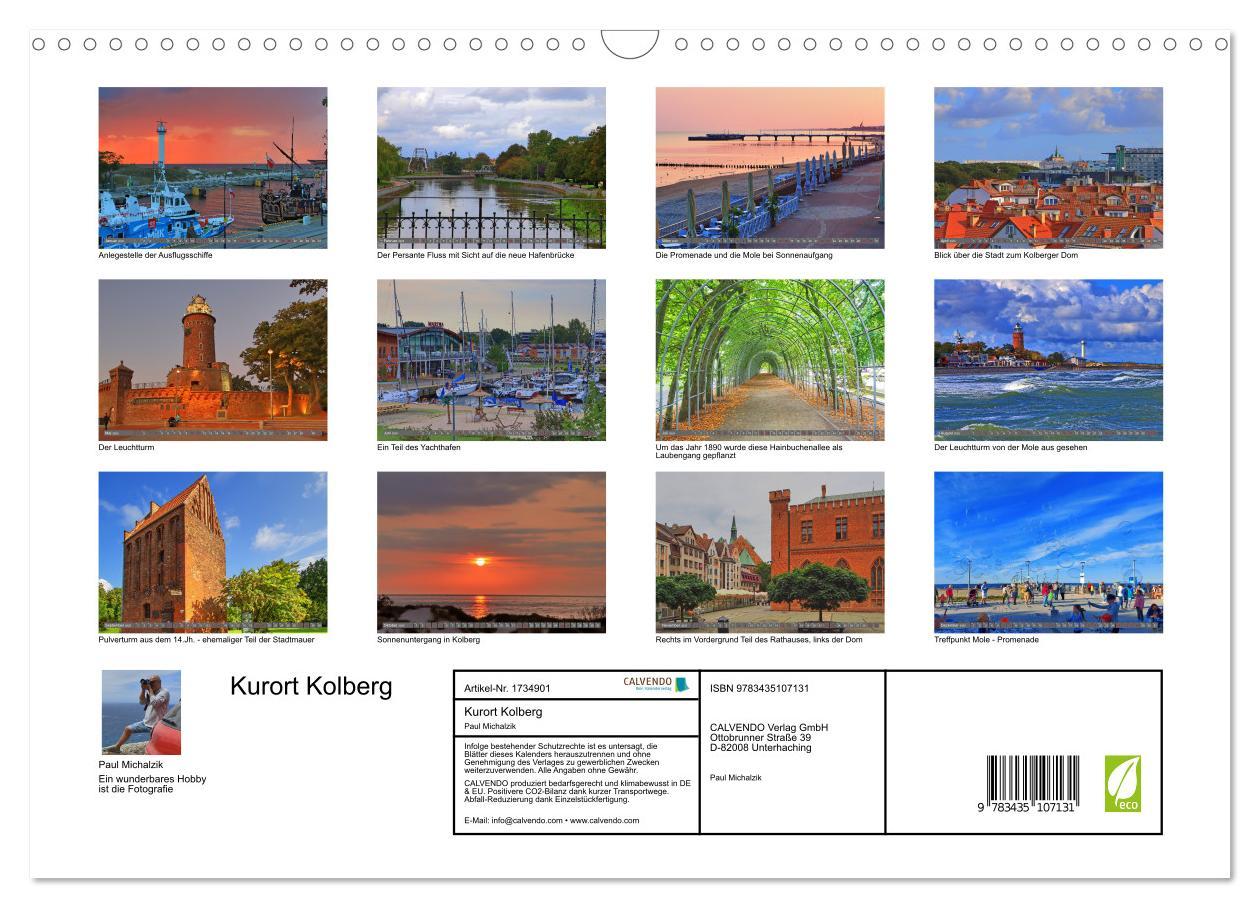 Bild: 9783435107131 | Kurort Kolberg (Wandkalender 2025 DIN A3 quer), CALVENDO...