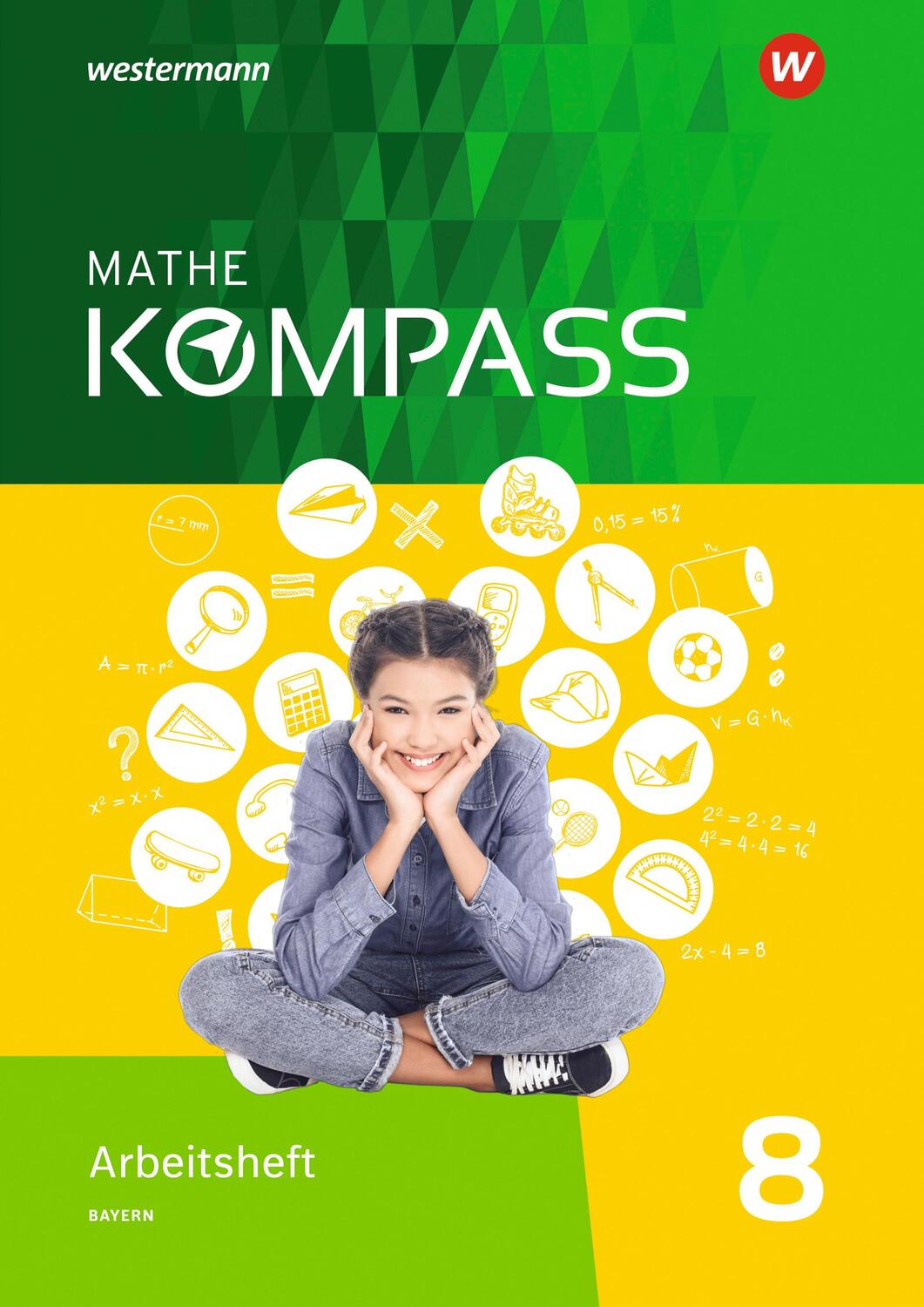 Cover: 9783507868540 | Mathe Kompass 8. Arbeitsheft mit Lösungen. Bayern | Broschüre | 80 S.