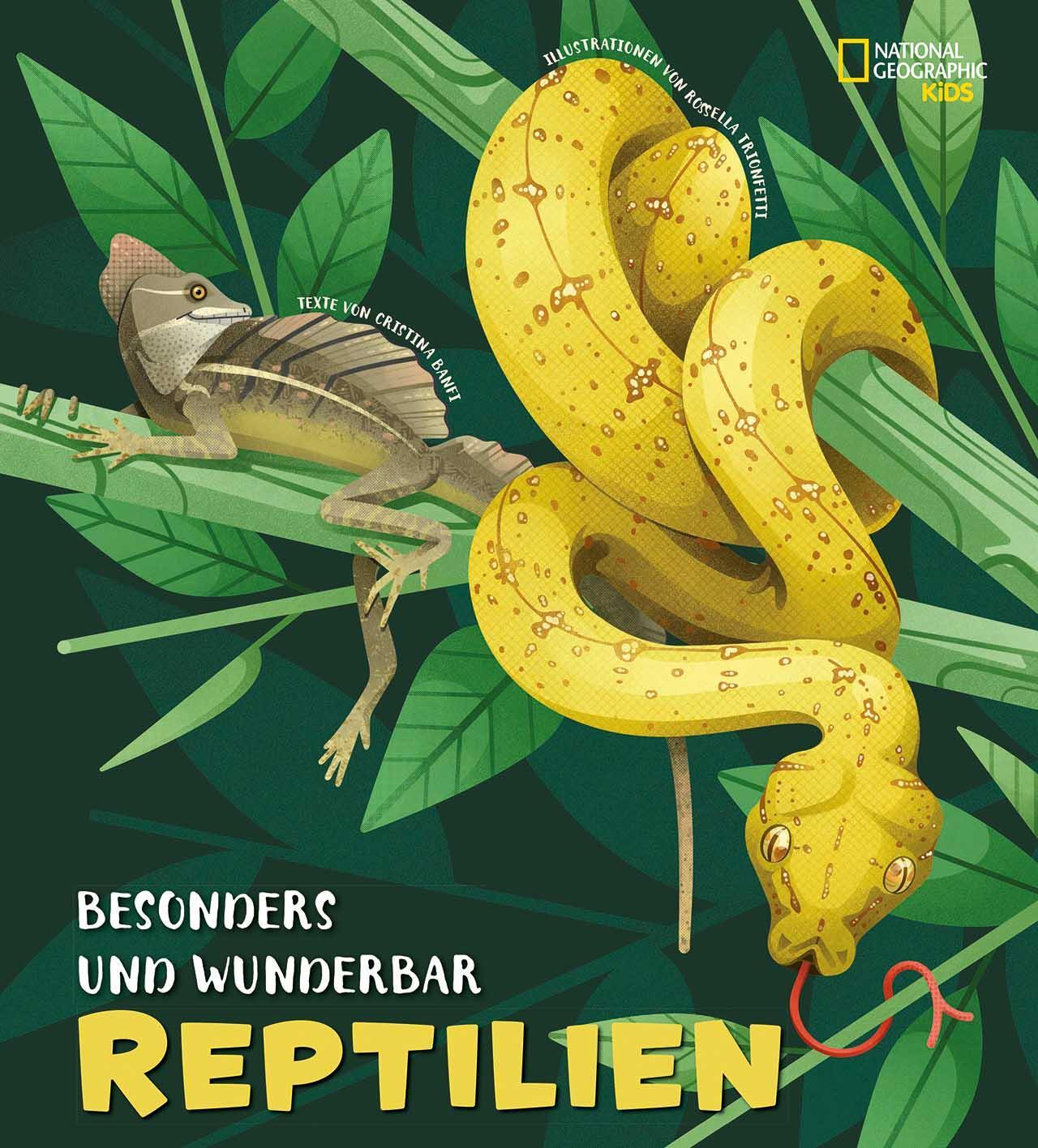 Cover: 9788863125030 | Besonders und wunderbar: Reptilien | National Geographic Kids | Banfi