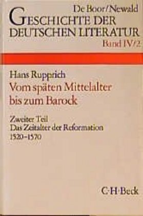Cover: 9783406007170 | Geschichte der deutschen Literatur Bd. 4/2: Das Zeitalter der...