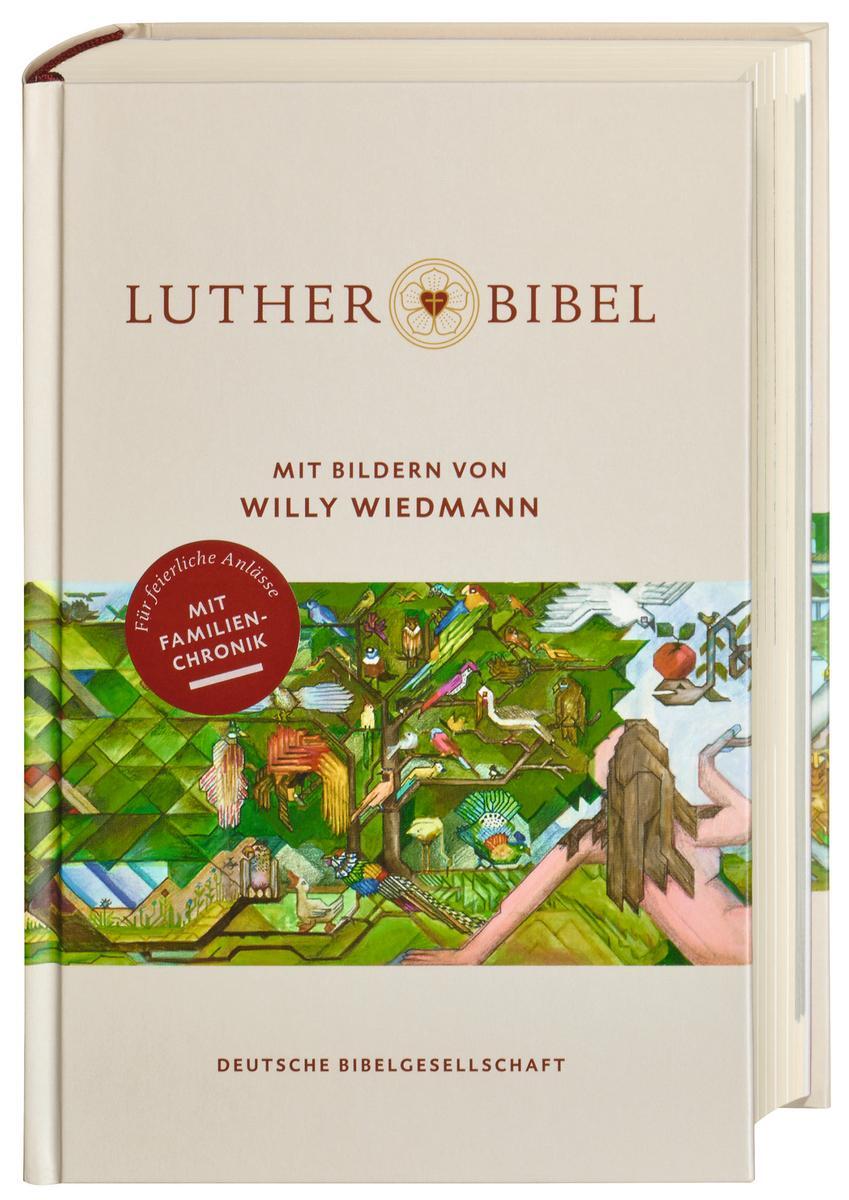 Cover: 9783438033536 | Lutherbibel mit Bildern von Willy Wiedmann. Mit Apokryphen und...