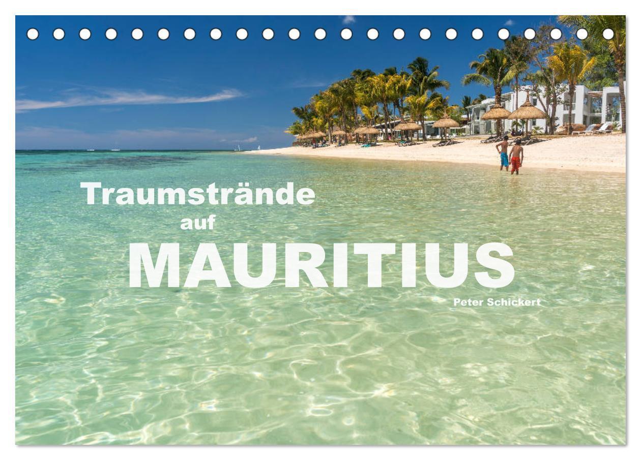 Cover: 9783675455108 | Traumstrände auf Mauritius (Tischkalender 2024 DIN A5 quer),...