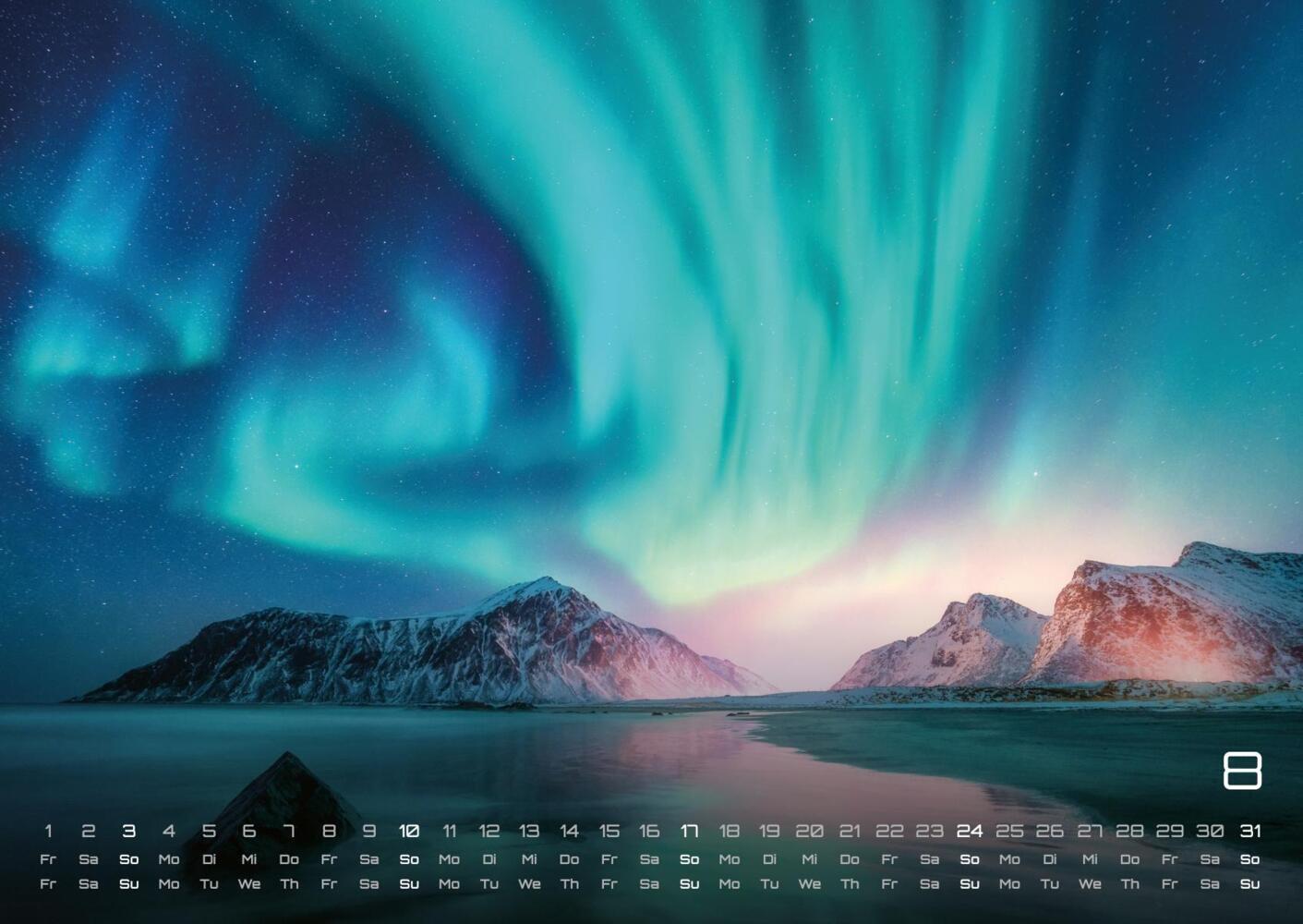 Bild: 9783986734251 | Polarlichter - grandiose Naturschauspiele - 2025 - Kalender DIN A2