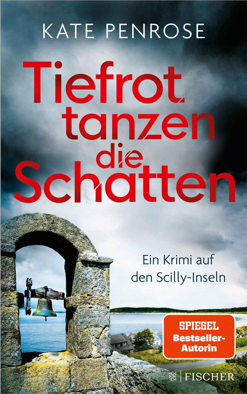 Cover: 9783596700097 | Tiefrot tanzen die Schatten | Ein Krimi auf den Scilly-Inseln | Buch