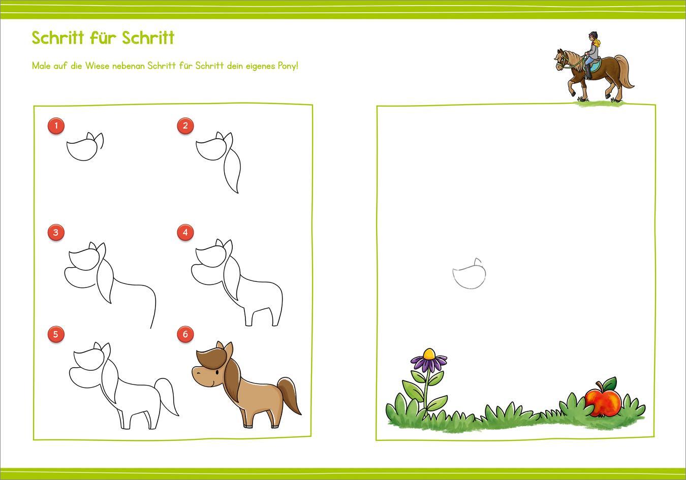 Bild: 9783788645915 | Malen und Rätseln für Kindergartenkinder. Pferde | Broschüre | 32 S.