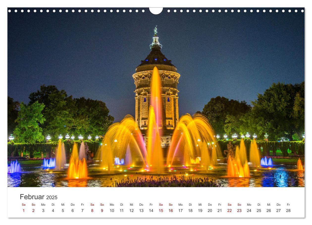 Bild: 9783457172094 | Der Mannheimer Wasserturm (Wandkalender 2025 DIN A3 quer), CALVENDO...