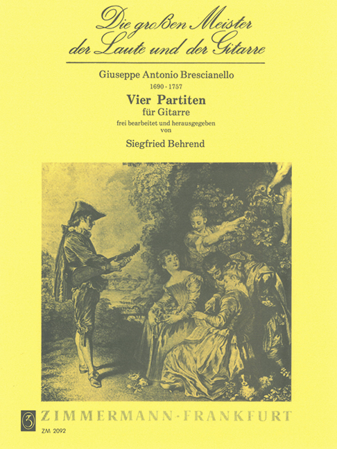 Cover: 9790010209203 | Vier Partiten | Giuseppe Antonio Brescianello | Buch | 16 S. | Deutsch