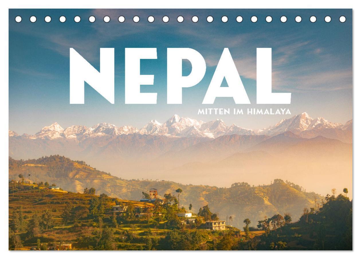 Cover: 9783675437043 | Nepal - Mitten im Himalaya (Tischkalender 2024 DIN A5 quer),...