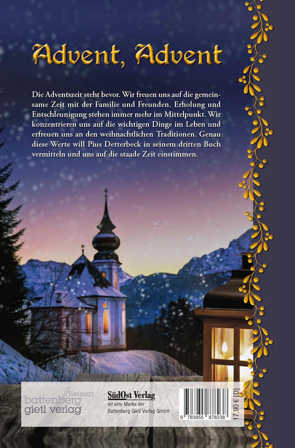 Rückseite: 9783955878238 | Advent, Advent | Mundartgedichte und Geschichten zur Weihnachtszeit