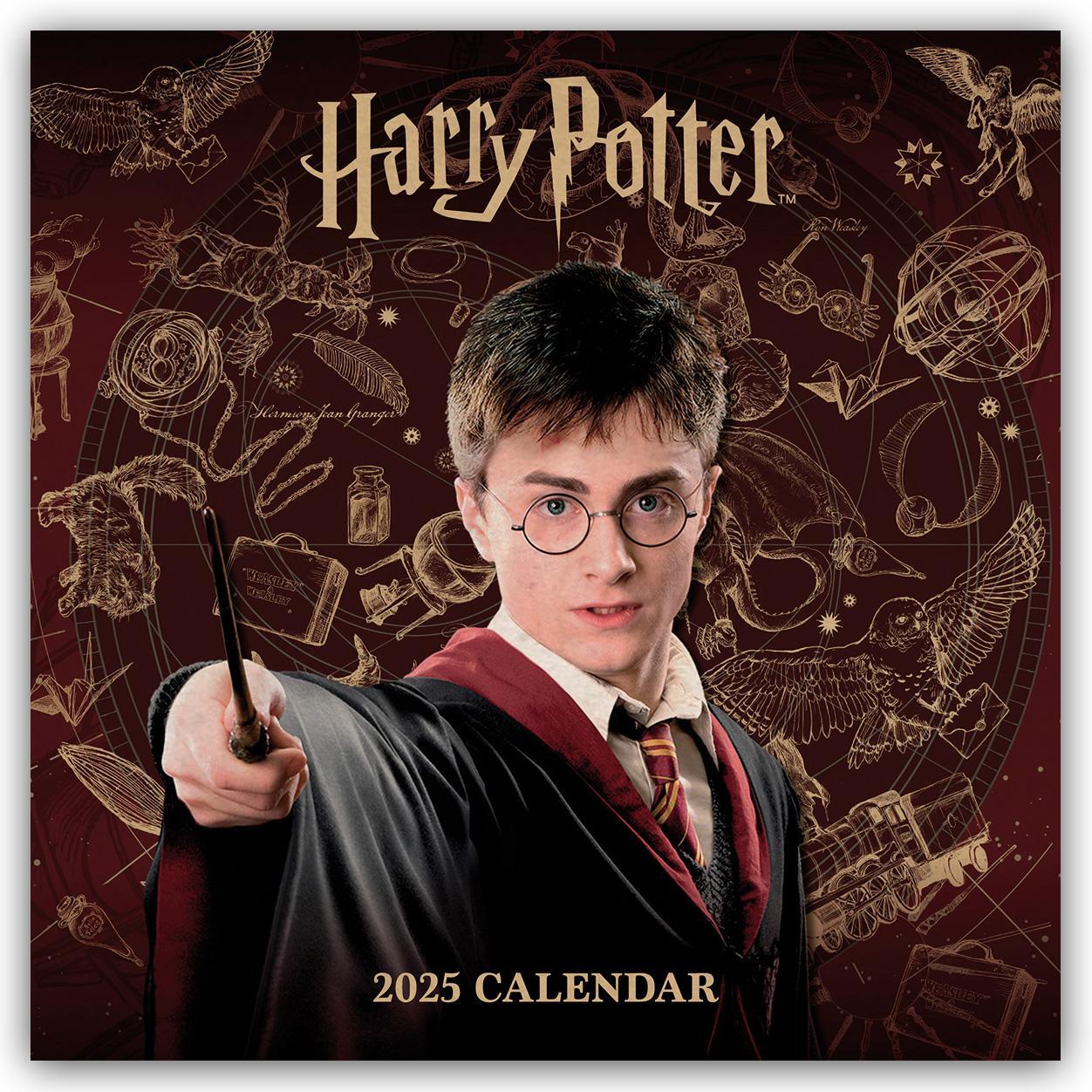 Cover: 9781835270776 | Harry Potter - Offizieller Kalender 2025 - Wandkalender | Ltd | 14 S.