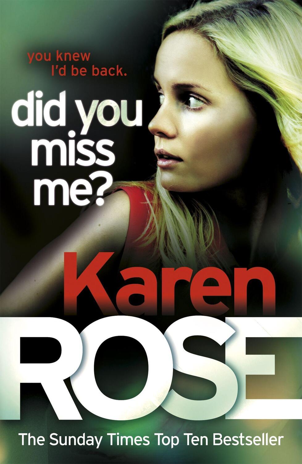 Cover: 9780755374007 | Did You Miss Me? (The Baltimore Series Book 3) | Karen Rose | Buch