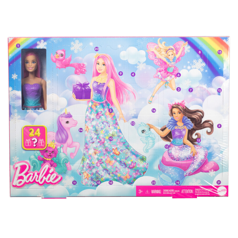 Cover: 194735176441 | Barbie Dreamtopia Adventskalender | Kalender | Fensterkarton | Deutsch