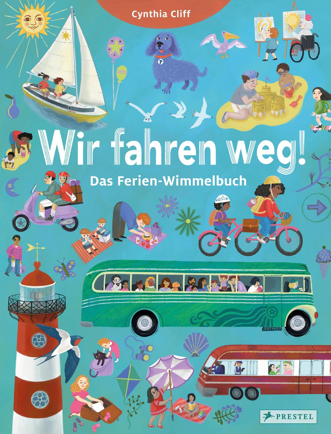 Cover: 9783791375595 | Wir fahren weg! Das Ferien-Wimmelbuch | Cynthia Cliff | Buch | 14 S.