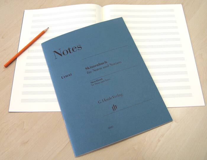 Cover: 9790201880051 | Notes - Skizzenbuch mit Notenlinien, Gross | Buch | 2010