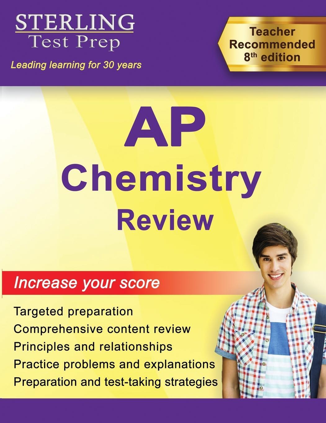 Cover: 9781954725911 | AP Chemistry Review | Complete Content Review | Sterling Test Prep