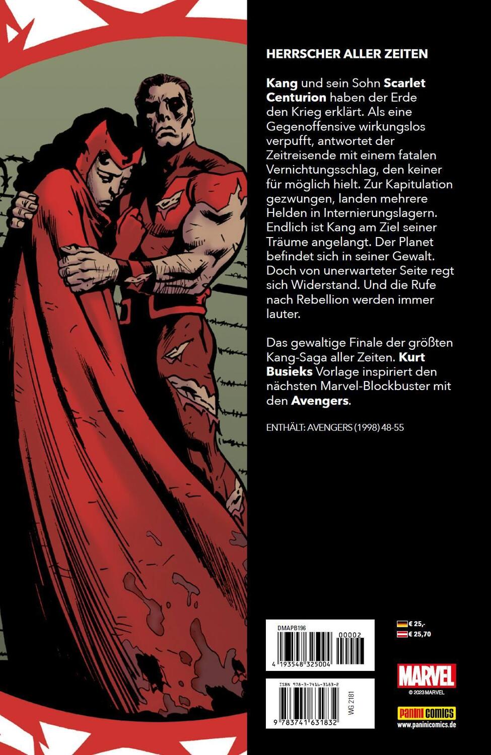 Rückseite: 9783741631832 | Avengers - Die Kang-Dynastie | Bd. 2 | Kurt Busiek (u. a.) | Buch