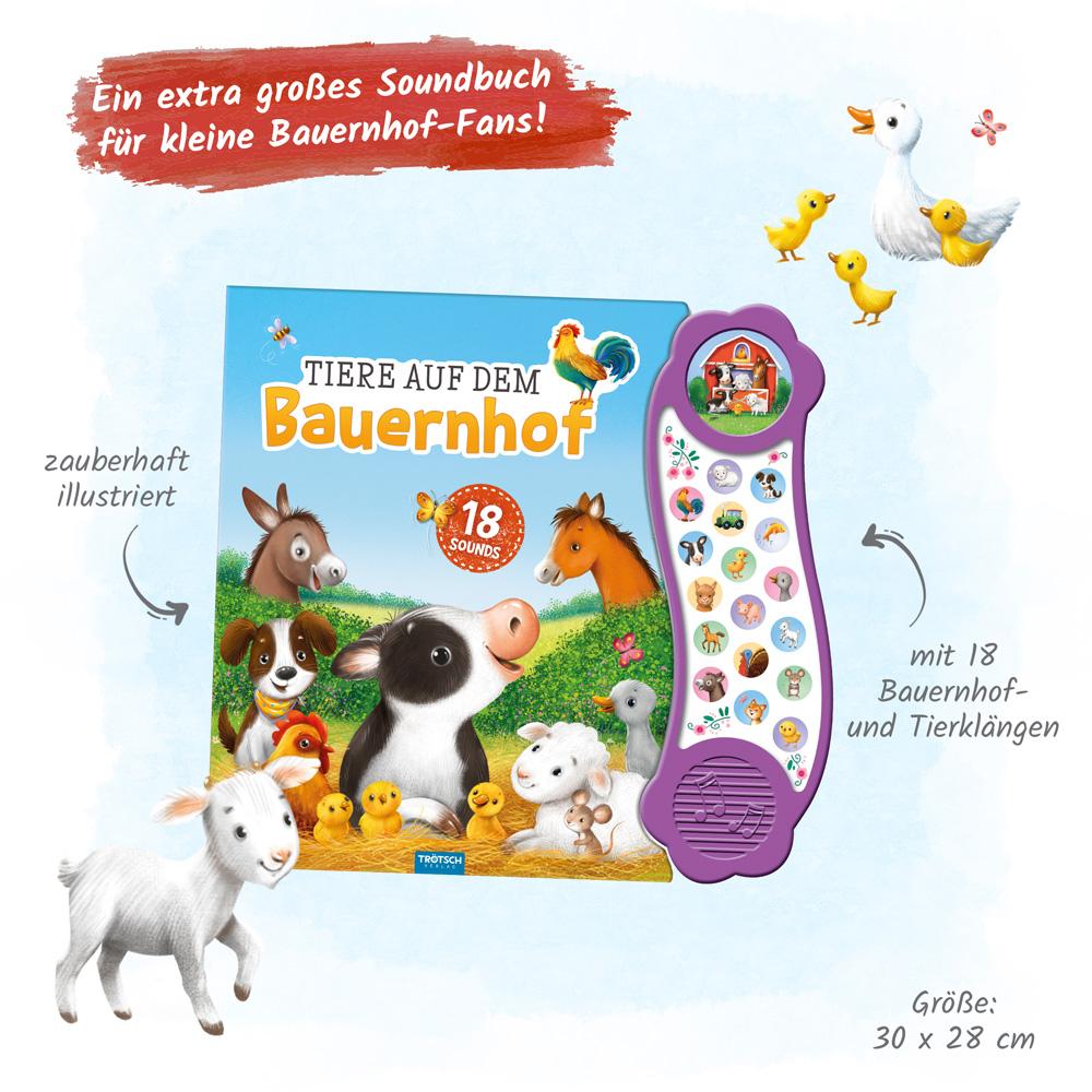 Bild: 9783988020932 | Trötsch Soundbuch Tiere auf dem Bauernhof | Trötsch Verlag | Buch