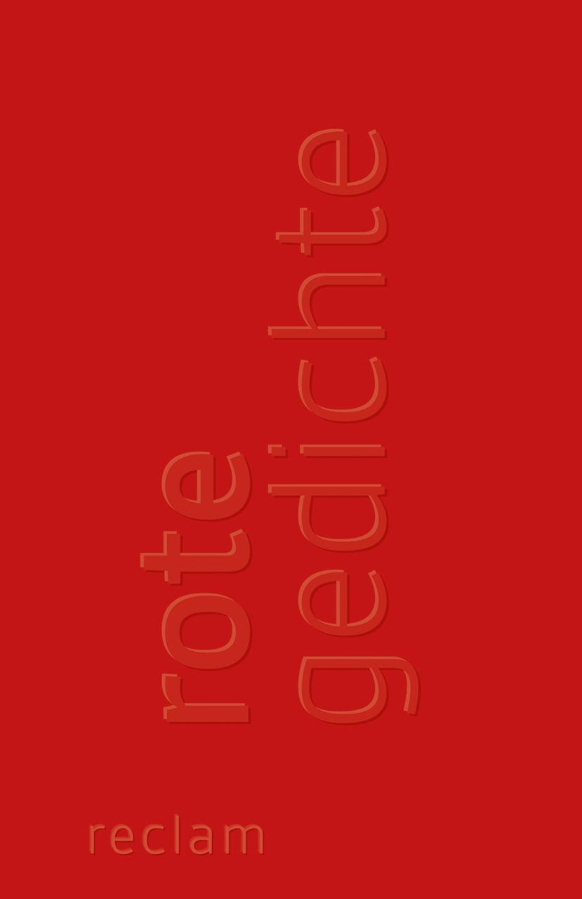 Cover: 9783150189269 | Rote Gedichte | Evelyne Polt-Heinzl (u. a.) | Taschenbuch | Deutsch