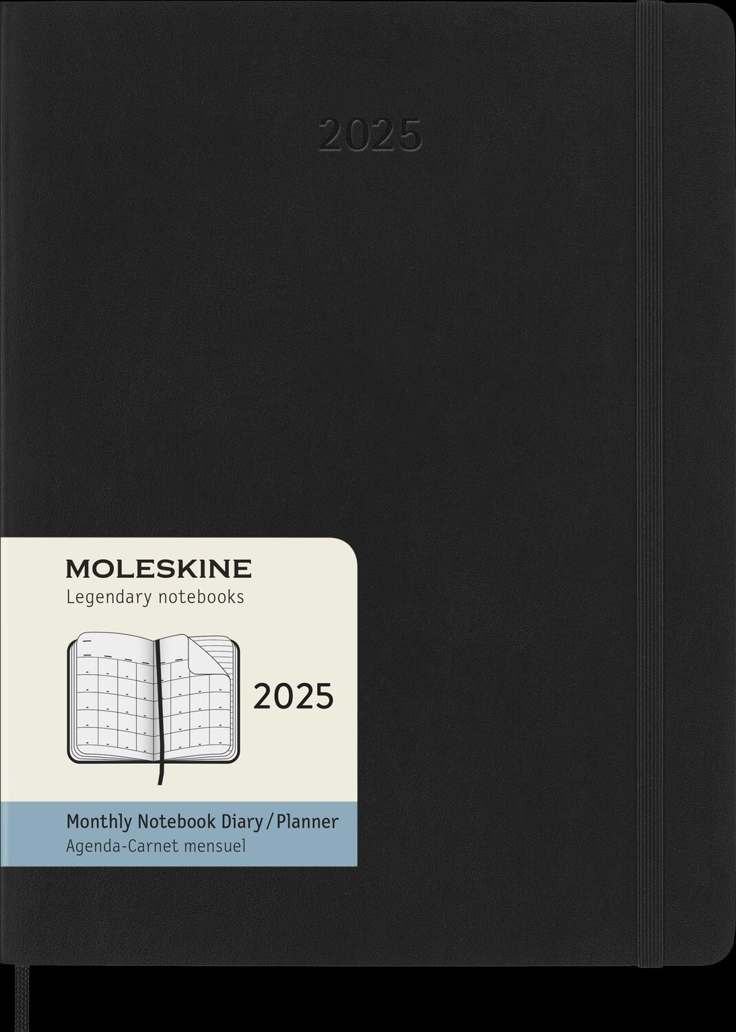 Bild: 8056999270513 | Moleskine 12 Monate Monats Notizkalender 2025, XL, 1 Mo = 2 Seiten,...