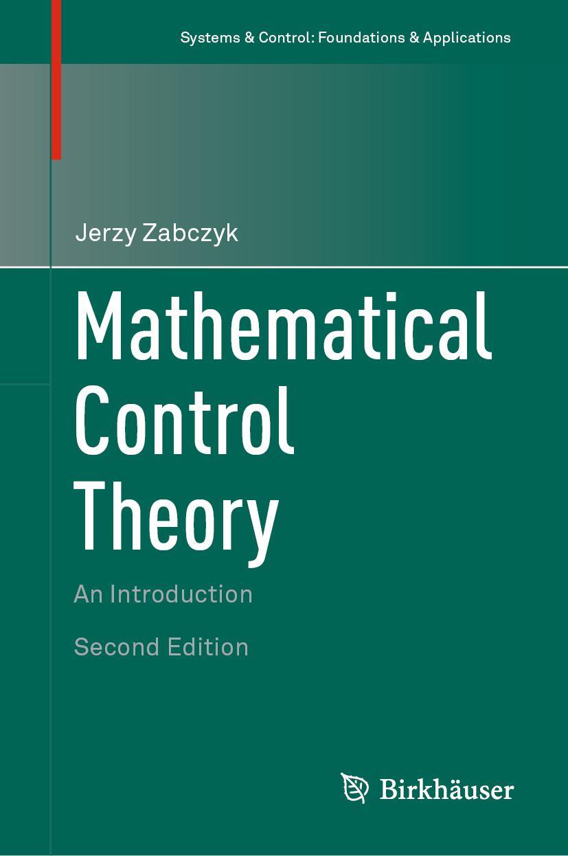 Cover: 9783030447762 | Mathematical Control Theory | An Introduction | Jerzy Zabczyk | Buch