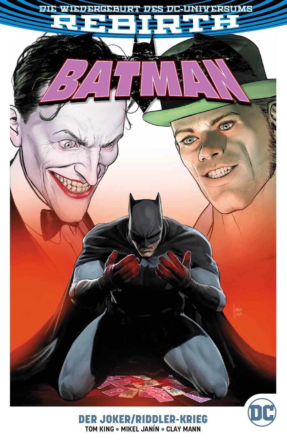 Cover: 9783741609749 | Batman | Bd. 4 (2. Serie): Der Joker/Riddler-Krieg | Tom King (u. a.)