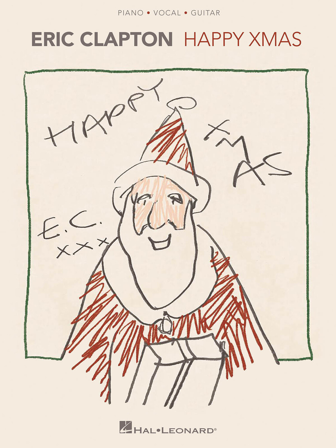 Cover: 888680869137 | Eric Clapton - Happy Xmas | Piano-Vocal-Guitar Artist Songbook | Buch