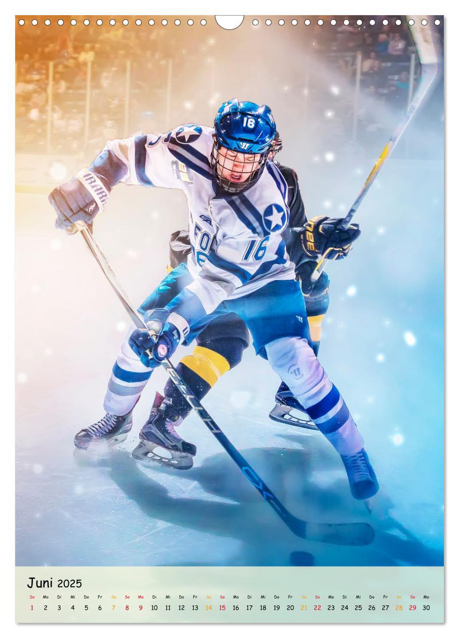 Bild: 9783435910670 | Eishockey Leidenschaft (Wandkalender 2025 DIN A3 hoch), CALVENDO...