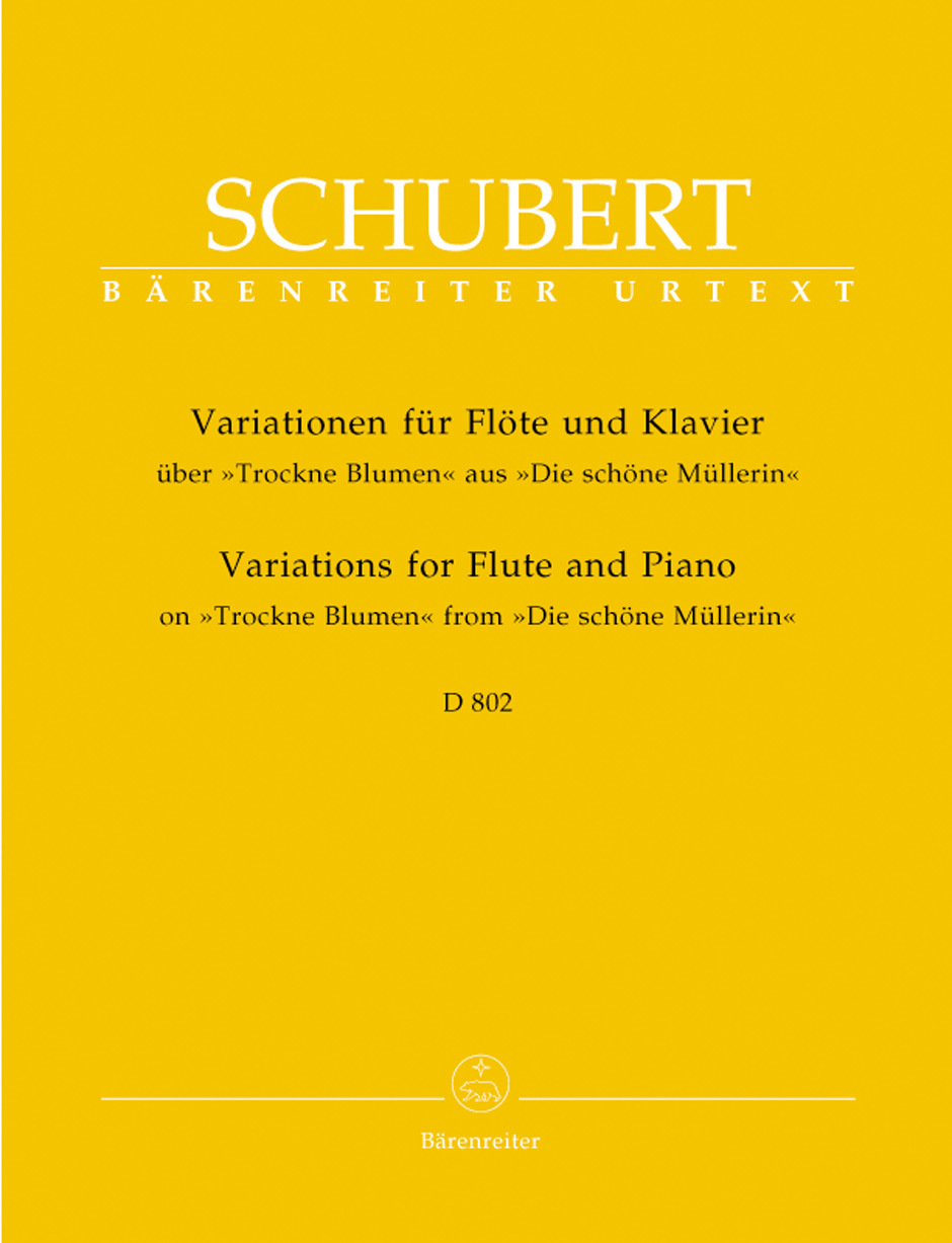 Cover: 9790006482900 | Variations For Flute &amp; Piano On 'Trockne Blumen' | Franz Schubert