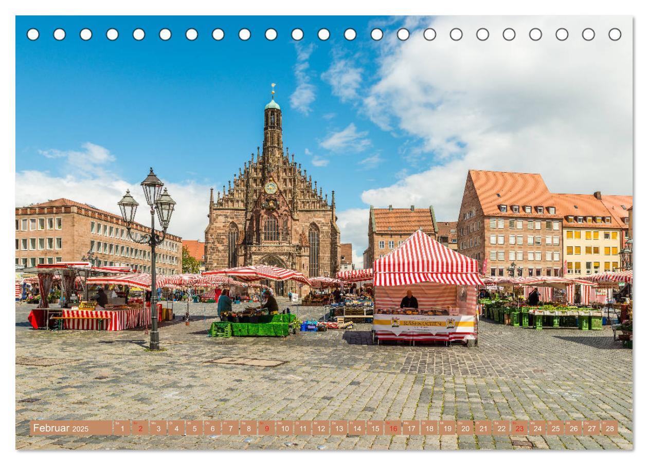 Bild: 9783435298259 | Nürnberg - Historische Altstadt (Tischkalender 2025 DIN A5 quer),...