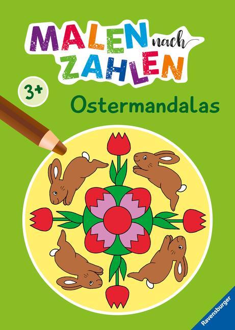 Cover: 9783473489909 | Ravensburger Malen nach Zahlen ab 3 Jahren Ostermandalas - 24...
