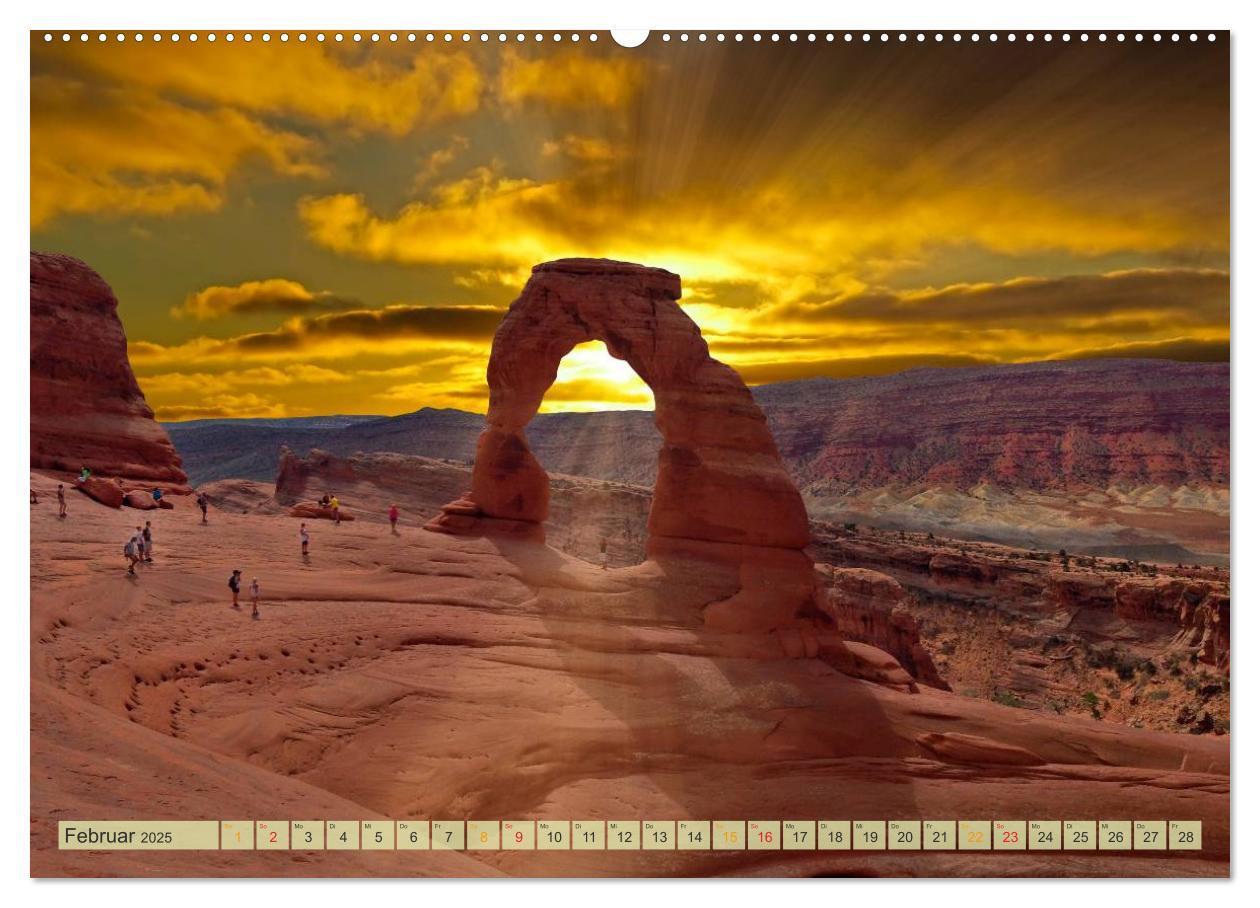 Bild: 9783435481170 | Nationalparks der USA - atemberaubend schön (Wandkalender 2025 DIN...