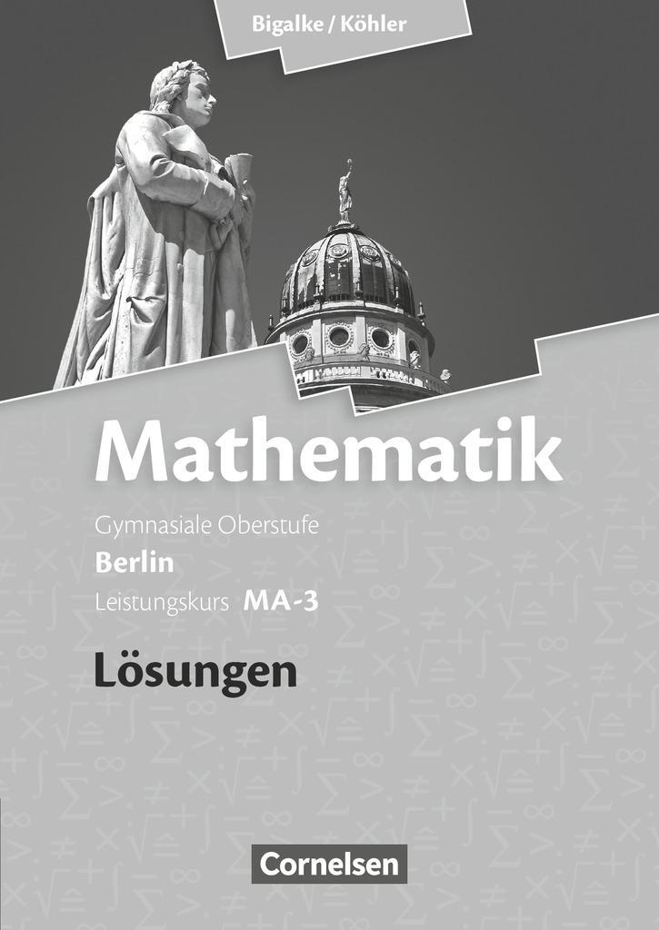 Cover: 9783060400164 | Mathematik Sekundarstufe II Leistungskurs MA-3 ....