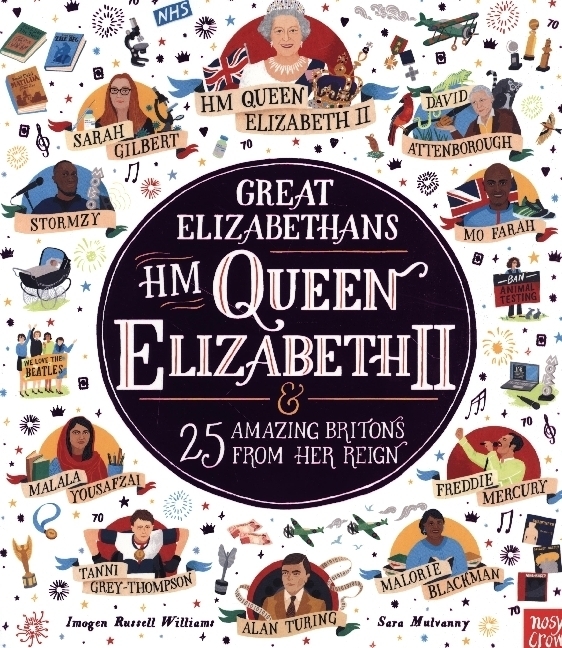 Cover: 9781839946394 | Great Elizabethans: HM Queen Elizabeth II and 25 Amazing Britons...