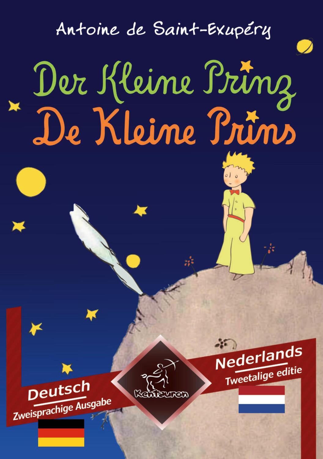 Cover: 9783754678916 | Der Kleine Prinz - De Kleine Prins | Antoine de Saint-Exupéry (u. a.)