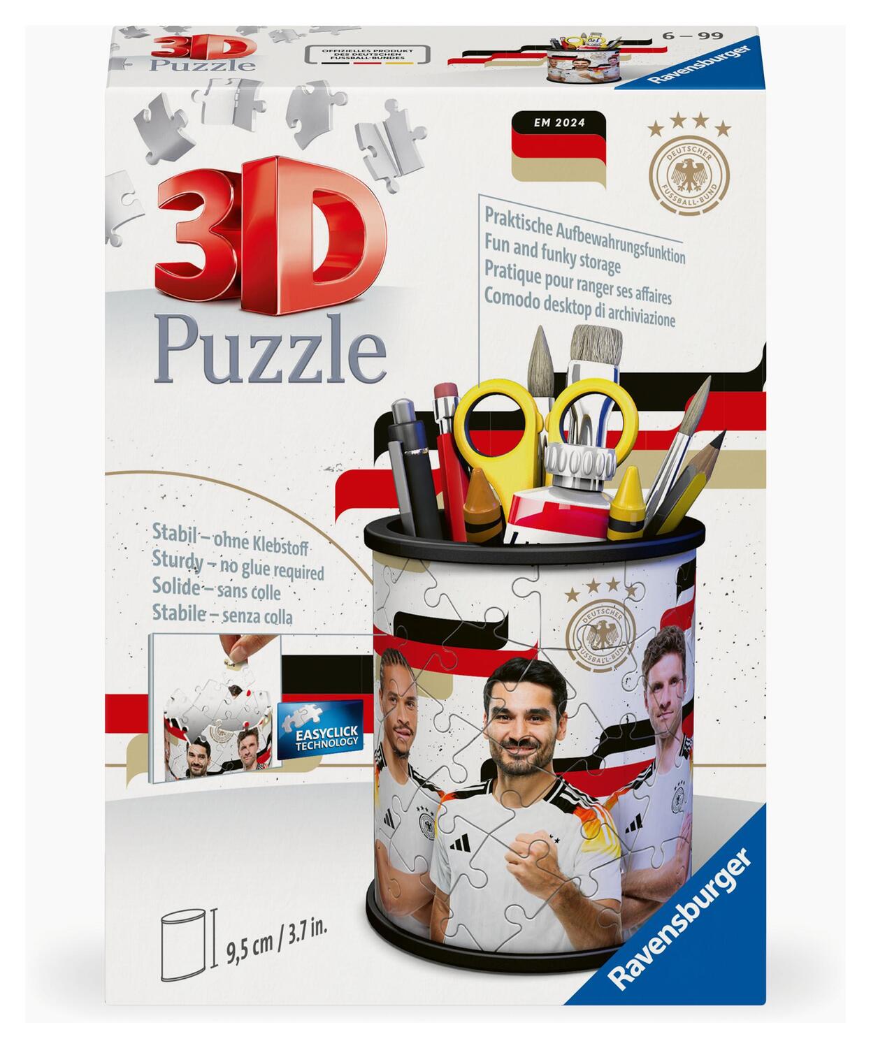 Cover: 4005556115877 | Ravensburger 3D Puzzle 11587 - Utensilo DFB Spieler - Stiftehalter...