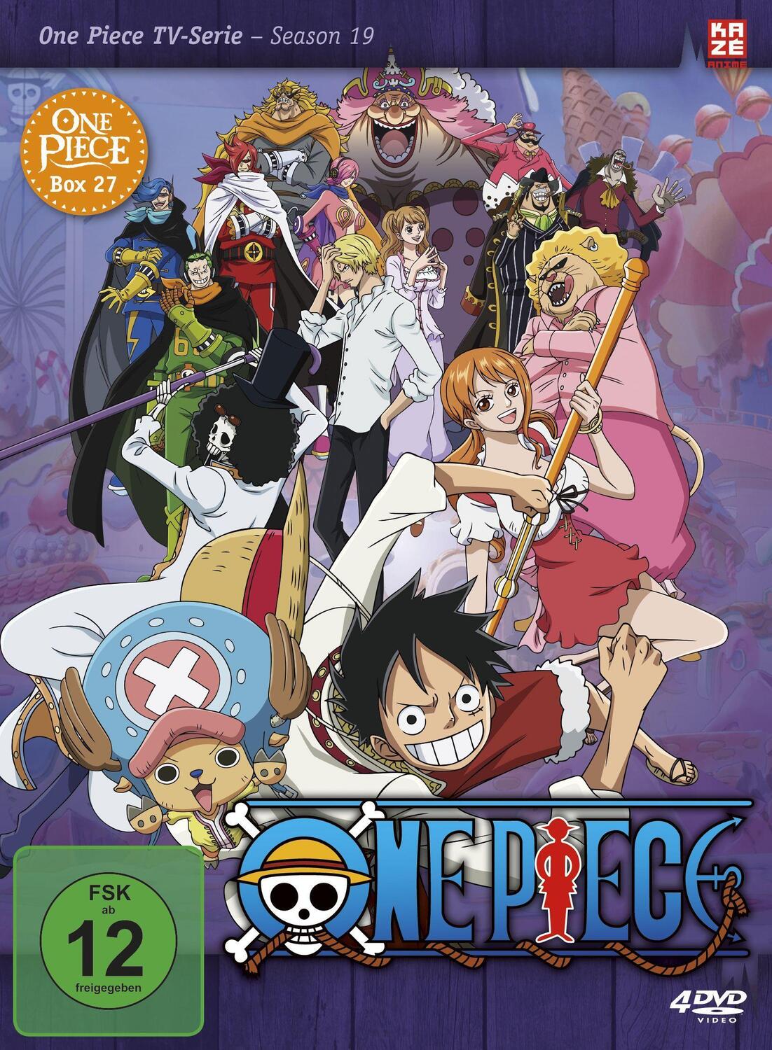 Cover: 7630017527288 | One Piece - TV-Serie - Box 27 (Episoden 805-828) | Miyamoto | DVD