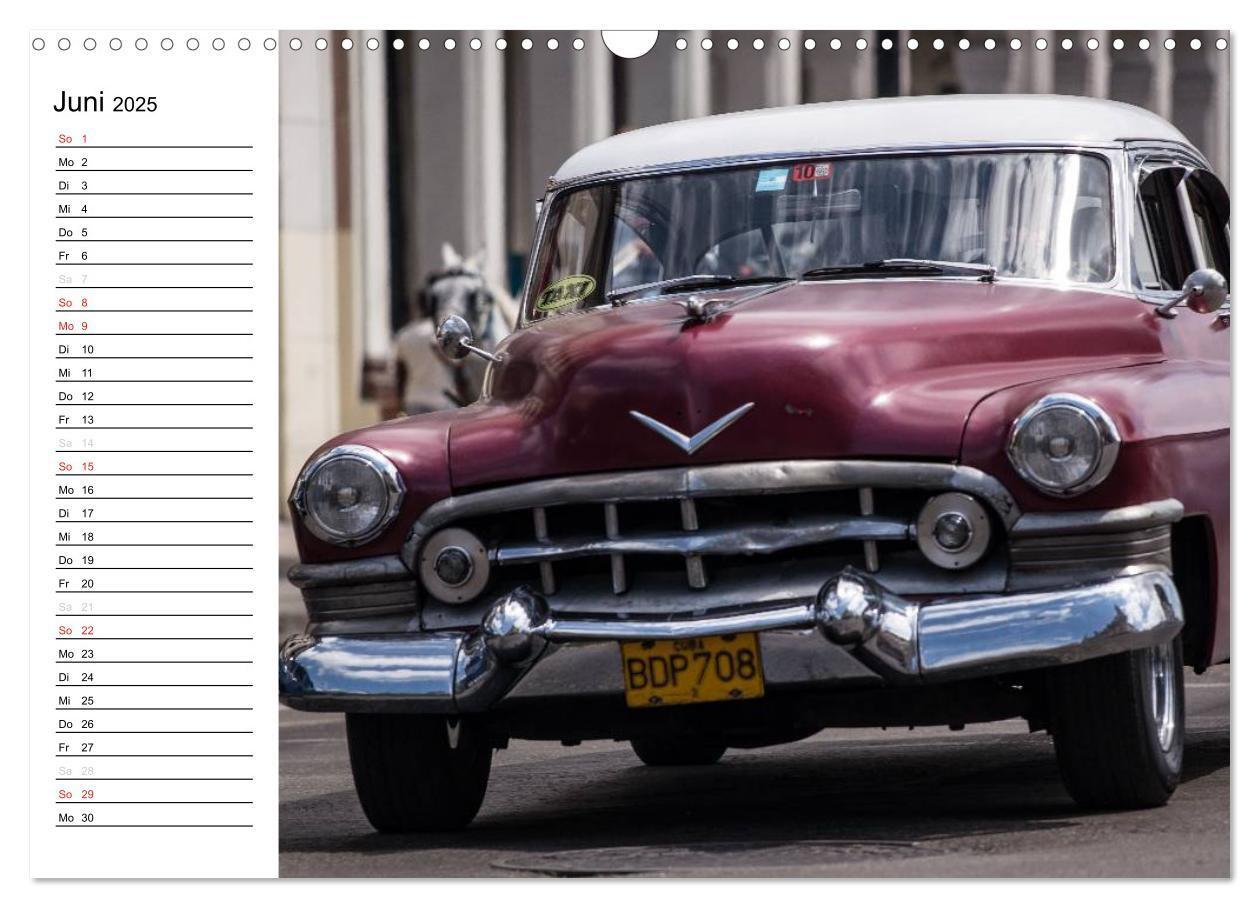 Bild: 9783435535538 | Cars on Cuba (Wandkalender 2025 DIN A3 quer), CALVENDO Monatskalender