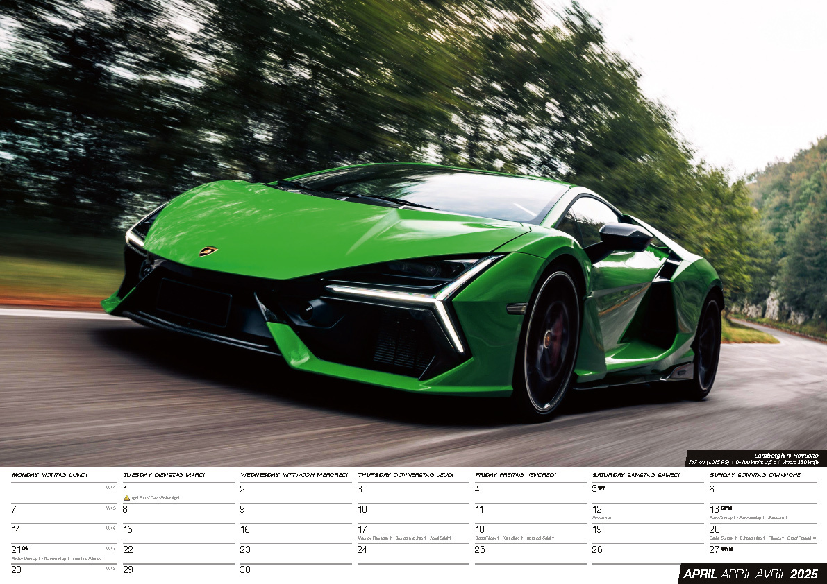 Bild: 9798893610284 | Sports Cars 2025 - Sportwagen - Autos Kalender | Kalender | 14 S.