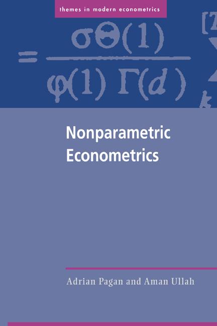 Cover: 9780521586115 | Nonparametric Econometrics | Adrian Pagan (u. a.) | Taschenbuch | 2006