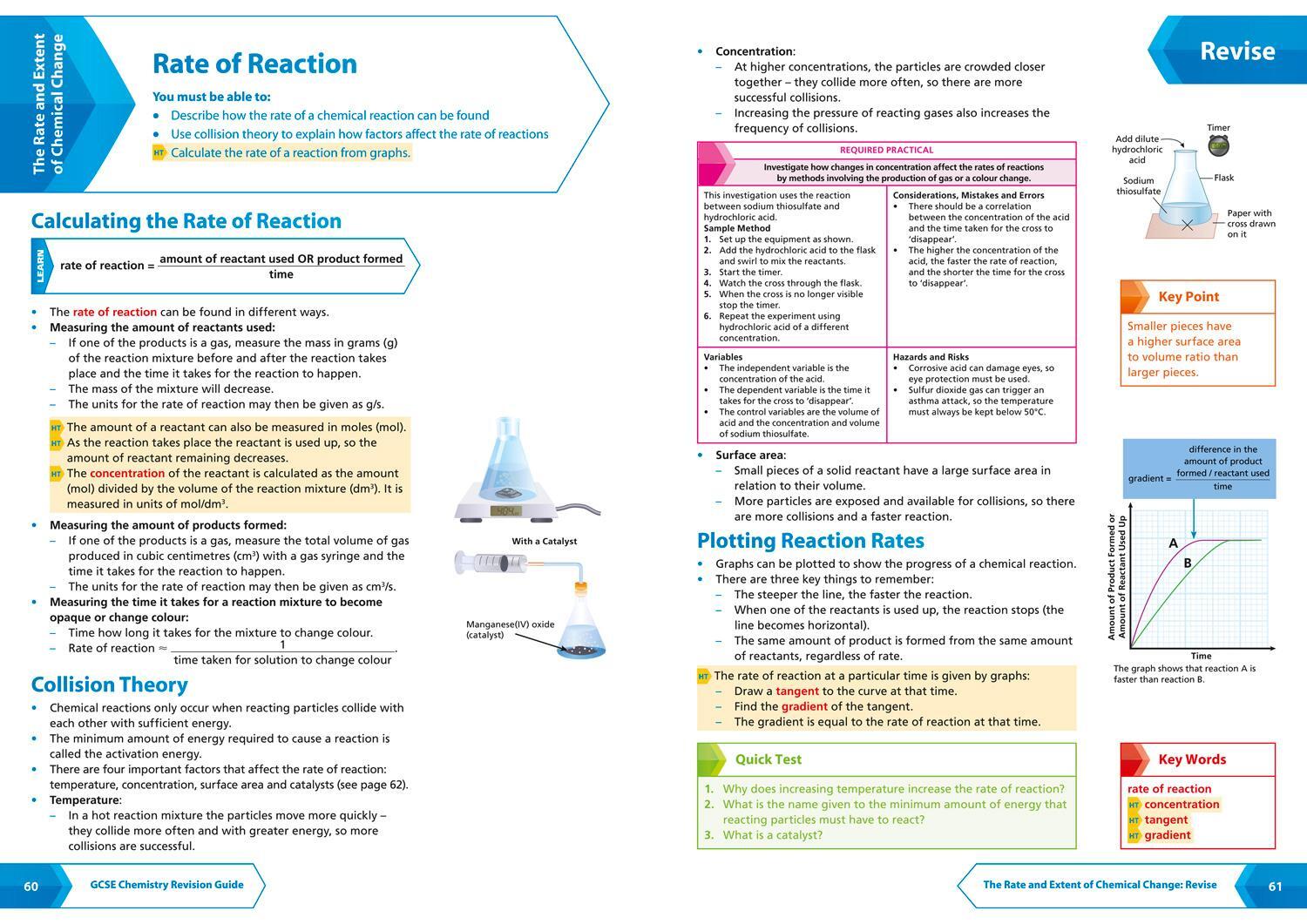 Bild: 9780008160685 | AQA GCSE 9-1 Chemistry Revision Guide | Collins Gcse | Taschenbuch
