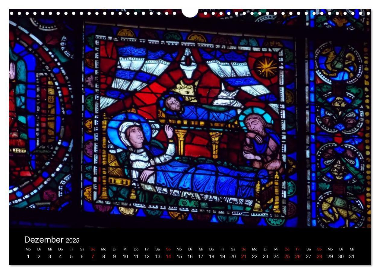 Bild: 9783435818990 | Bilder aus Licht - Notre Dame de Chartres (Wandkalender 2025 DIN A3...