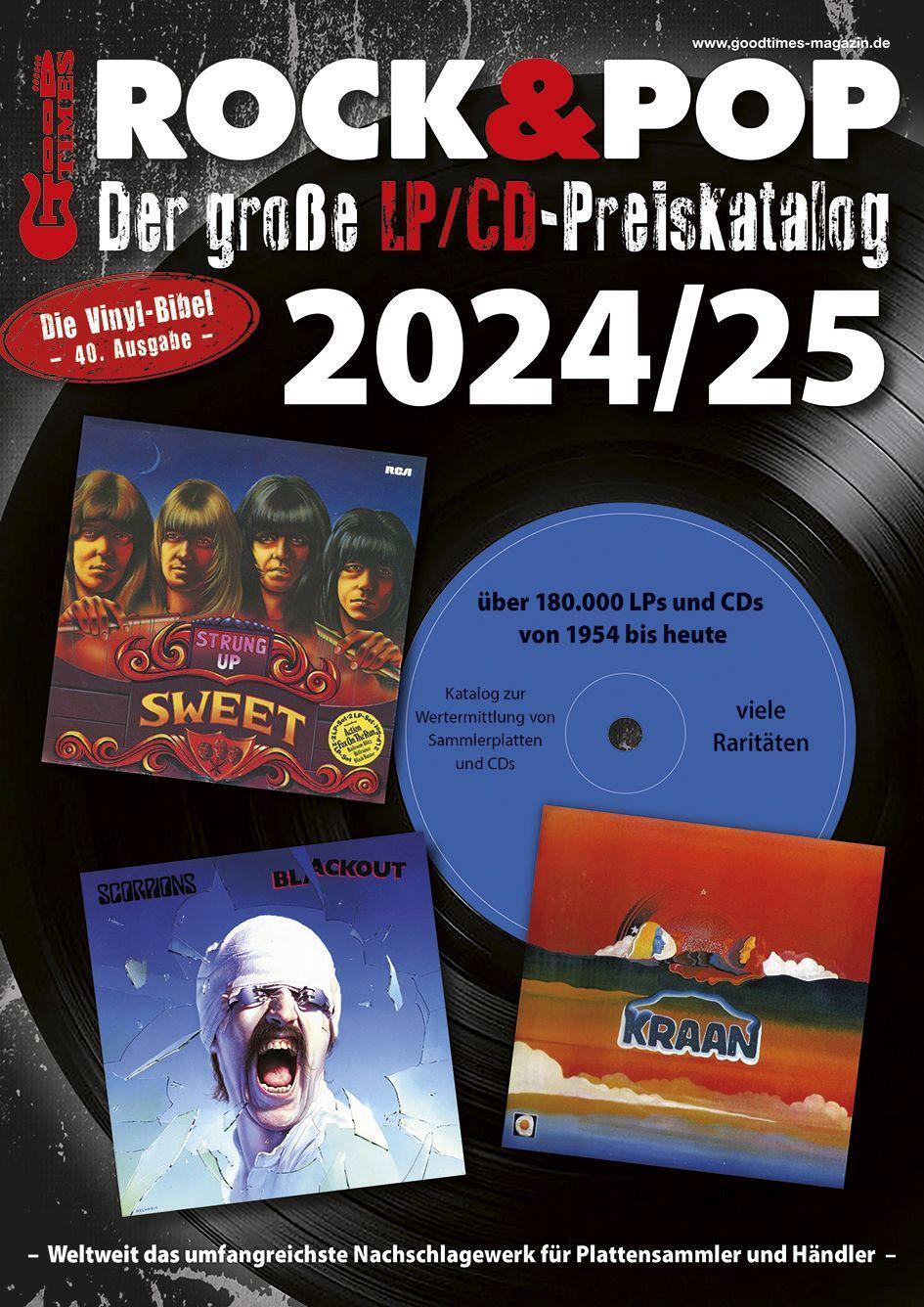 Cover: 9783938155417 | Der große Rock &amp; Pop LP/CD Preiskatalog 2024/25 | Martin Reichold