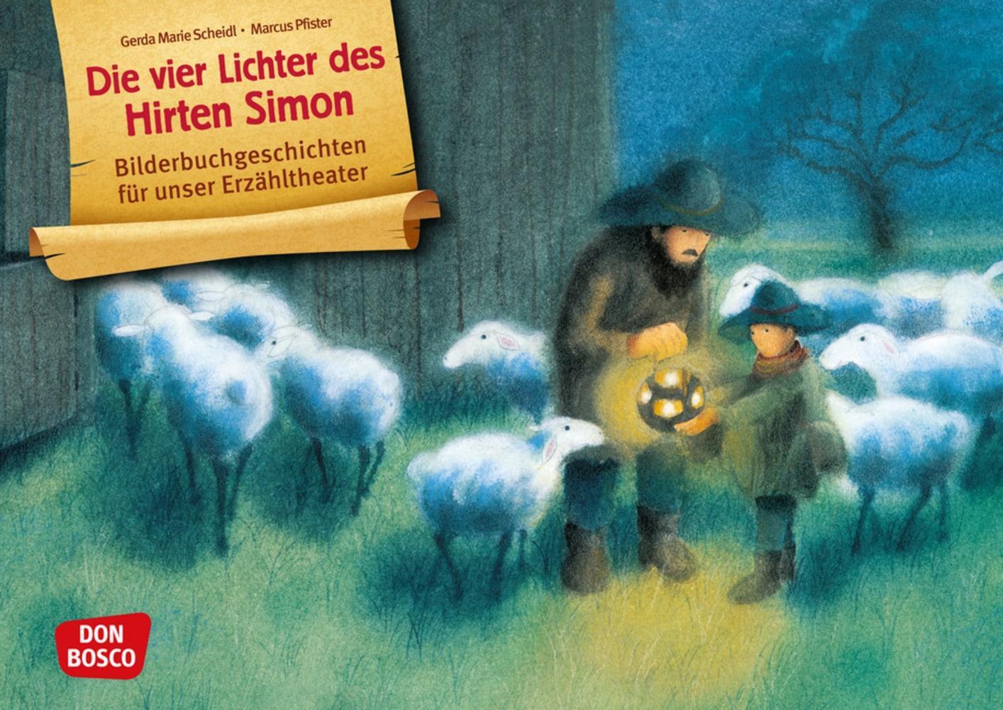 Cover: 4260179515699 | Die vier Lichter des Hirten Simon. Kamishibai Bildkartenset. | Scheidl