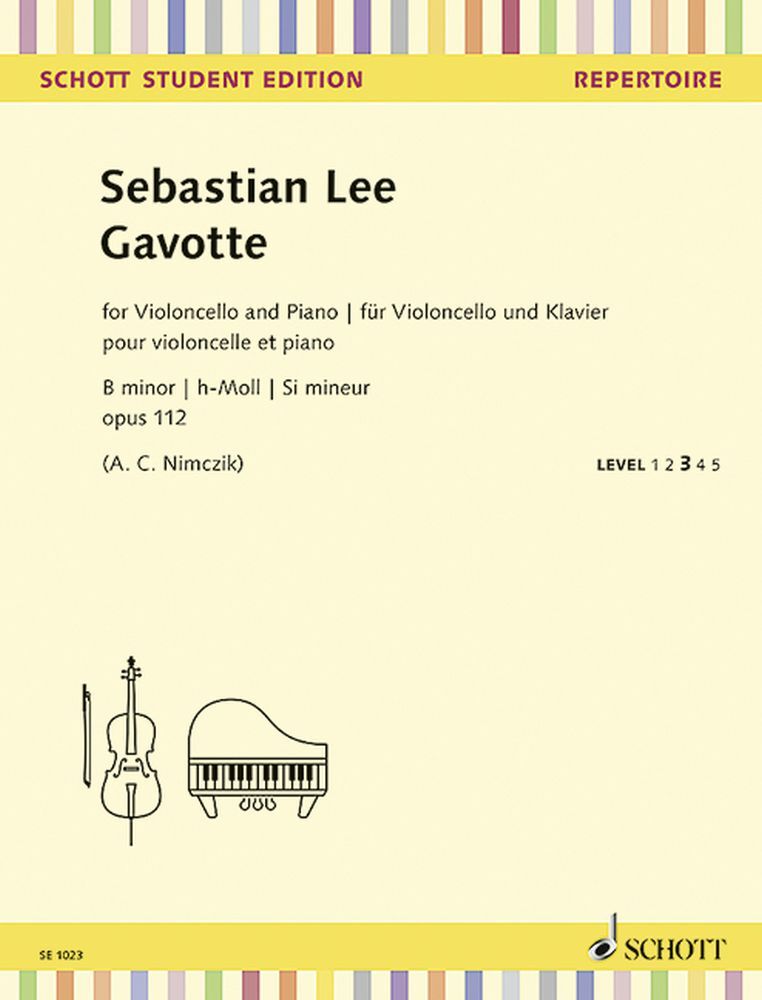 Cover: 9790001163279 | Gavotte Op. 112 | Sebastian Lee | Buch | Schott Music