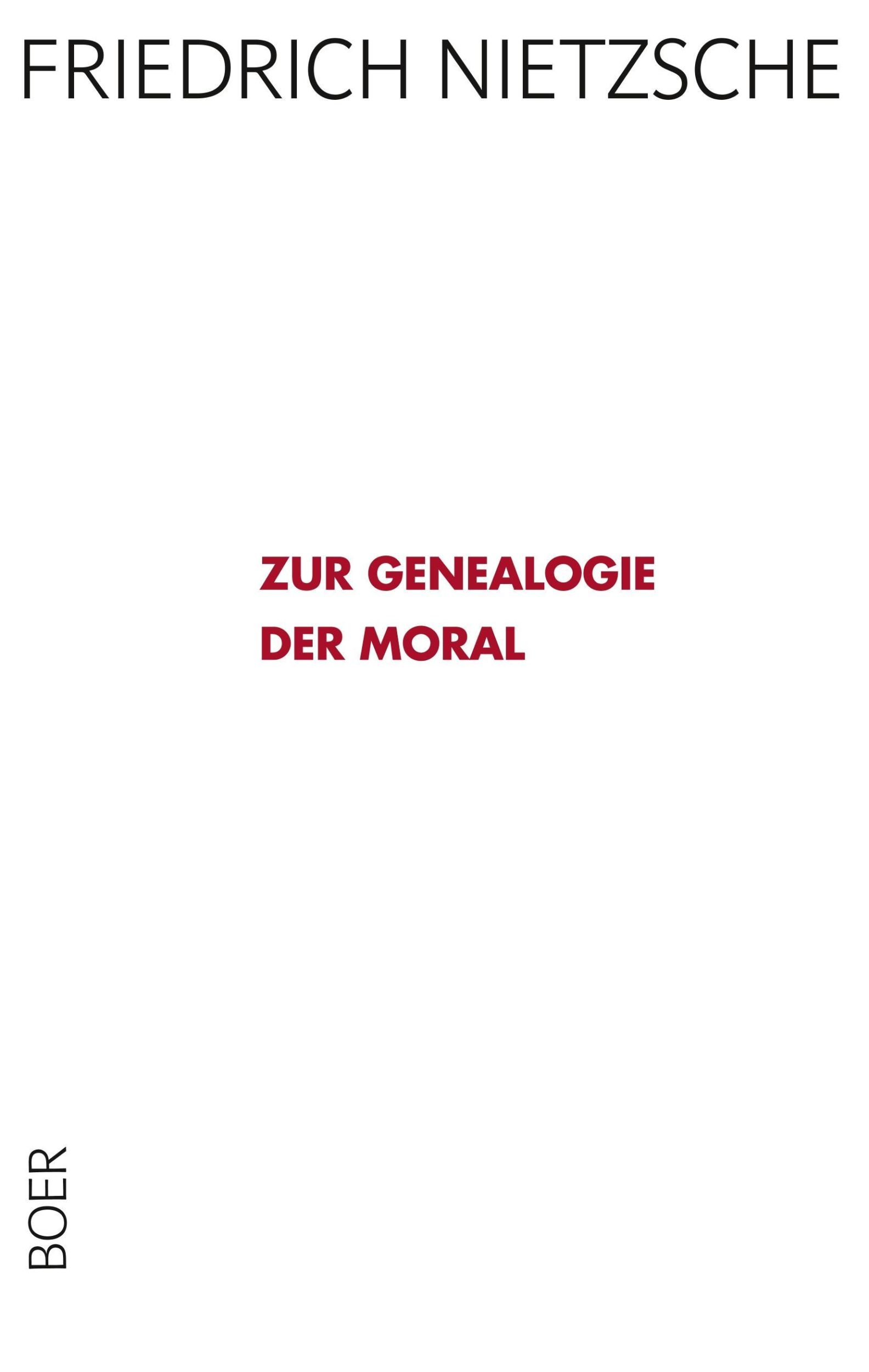 Cover: 9783947618118 | Zur Genealogie der Moral | Eine Streitschrift | Friedrich Nietzsche