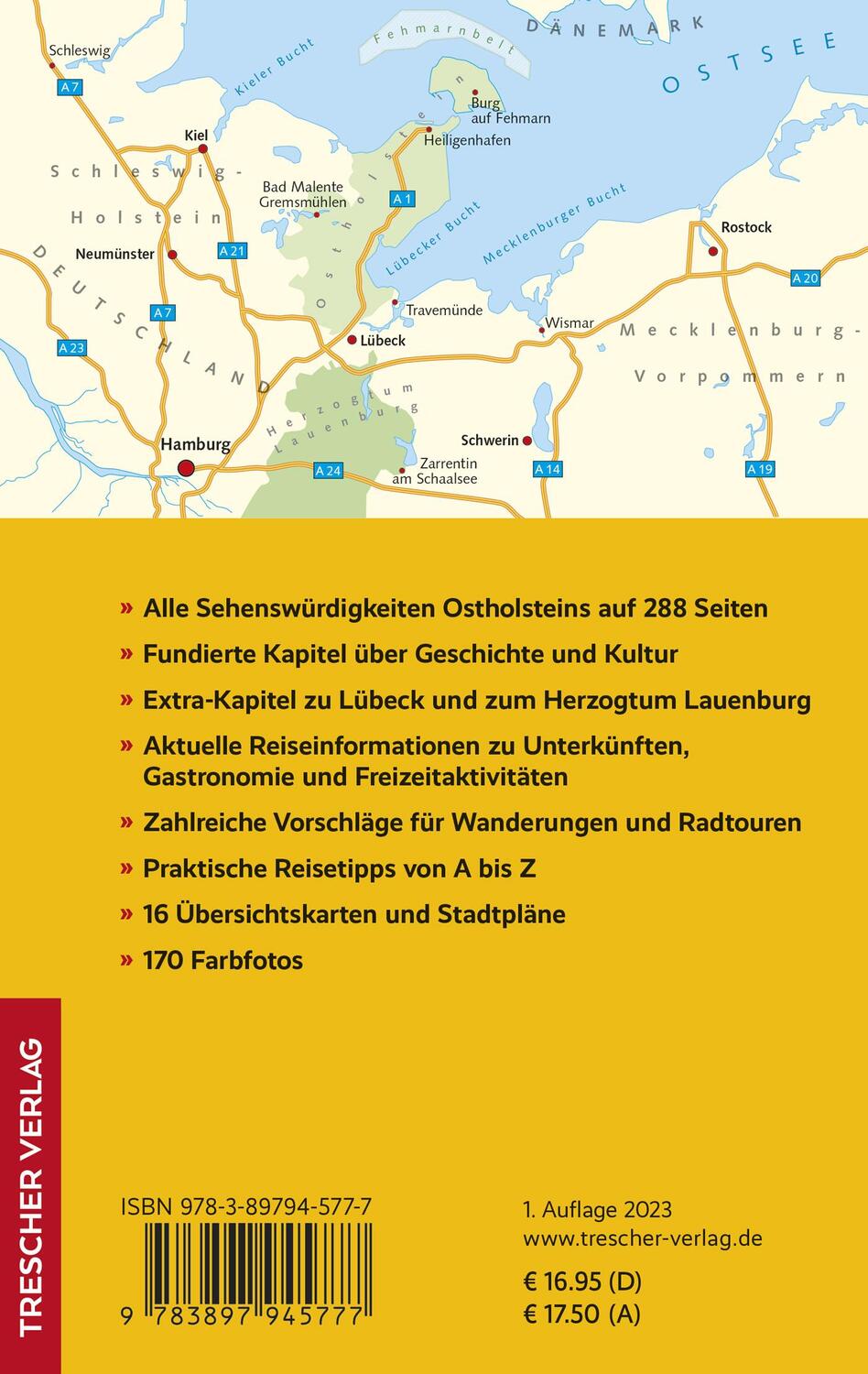 Rückseite: 9783897945777 | Reiseführer Ostholstein | Tanja Schridde | Taschenbuch | 288 S. | 2022