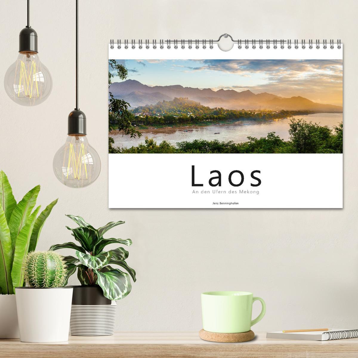 Bild: 9783435337163 | Laos - An den Ufern des Mekong (Wandkalender 2025 DIN A4 quer),...