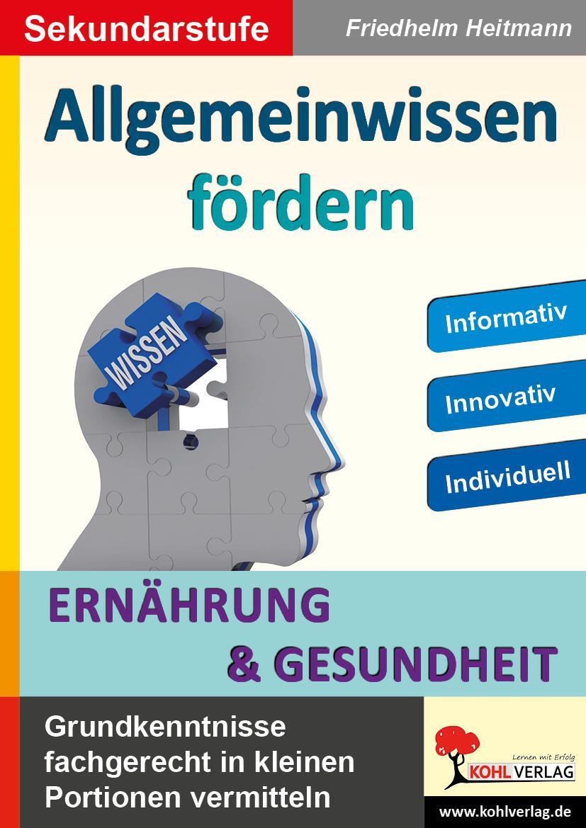 Cover: 9783966242455 | Allgemeinwissen fördern ERNÄHRUNG & GESUNDHEIT | Friedhelm Heitmann